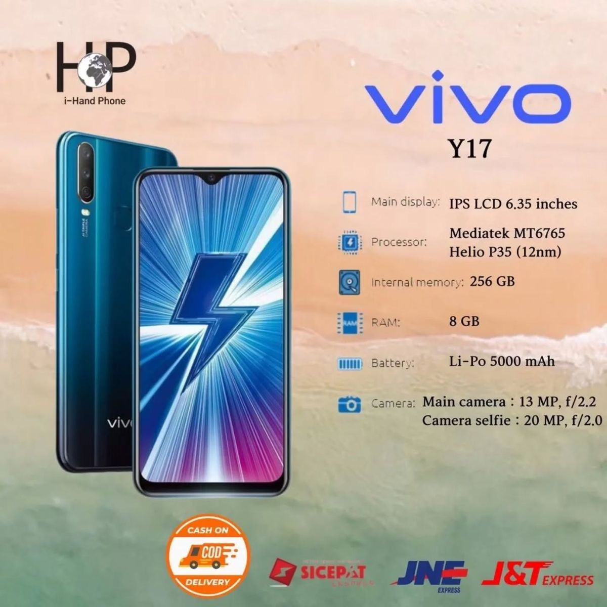 Spesifikasi Vivo Y17: Performa Andal dan Fitur Lengkap di Kelasnya