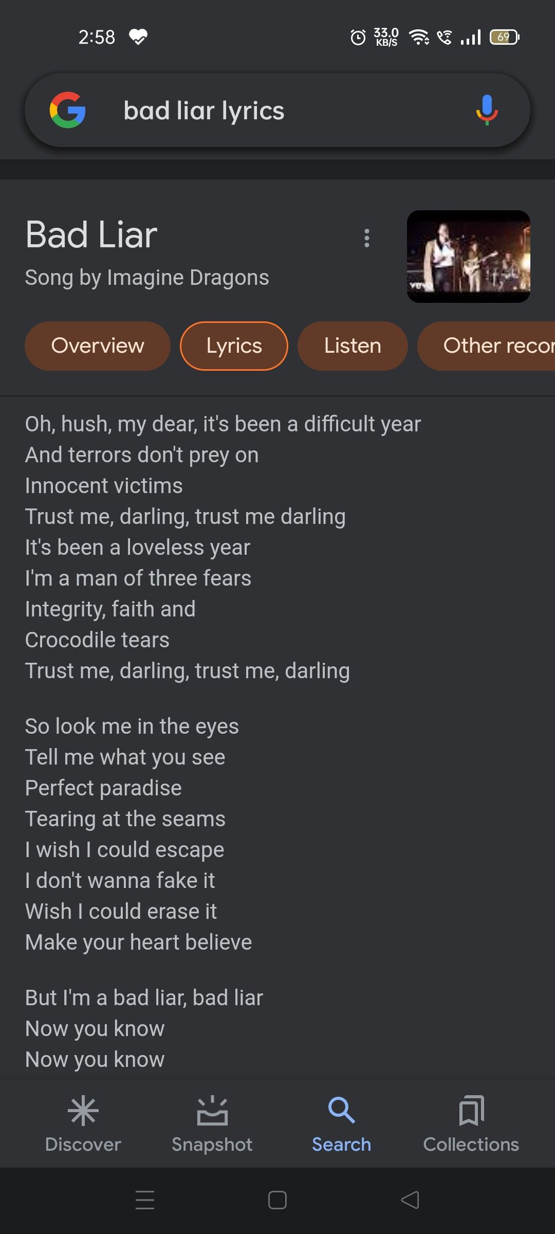 Arti Lagu Bad Liar: Makna, Lirik, dan Interpretasi Mendalam