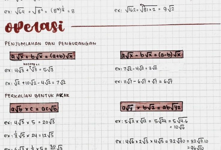 Akar 8 Berapa? Cara Menghitung, Bentuk Sederhana, dan Contoh Soalnya